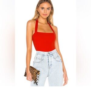 Superdown Red Body Suit XS